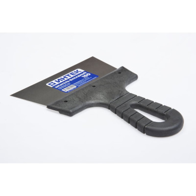 Фасадный шпатель ИНТЕК 150 мм, с пластиковой ручкой, нержавеющая сталь 8963