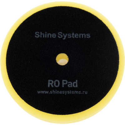 Круг полировальный полутвердый желтый RO Foam Pad Yellow 130 мм Shine systems SS548