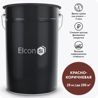 Быстросохнущий грунт по металлу Elcon ГФ-021 25 кг 00-00463082