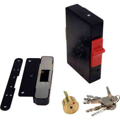 Электромеханический накладной замок PROMIX для запирания распашных дверей и калиток Promix-SM215.10 black