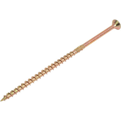 Саморез с фрезой по дереву INFIX потайной, 5x120 мм, ЦЖ, TX25, 100 шт. 77184