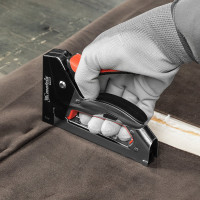 Мебельный стальной степлер MATRIX PRO быстрая загрузка тип скобы 53 6-10 мм 40916