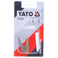 Штуцер для подкачки шин YATO 6 мм YT-2371, 37152371 092 1