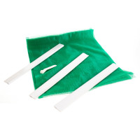 Противомоскитная сетка для двери с крепежной лентой и грузиками Stayer STAYER COMFORT ПЭТ зеленая, 1.0x2.2 м 12502-10-22