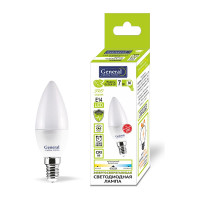 Светодиодная лампа General Lighting Systems Свеча CF-7W-E14-2700K 637900