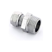 Муфта обжим Tiemme Н 10х1/2', хромированная 1130024