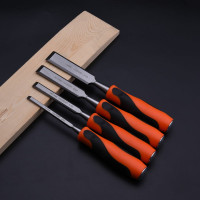 Набор долот-стамесок HARDEN усиленные, плоские, CRV, 4шт, 6-13-19-25 мм 611011