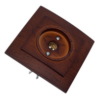 Розетка NILSON 1СП тв конечная орех Touran wood 24271029