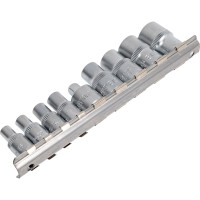 Набор головок TORX РROFFI (9 предметов; Е5-Е16; 1/4"+3/8"; CrV) ABTOMTOOL 5433609