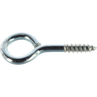 Крюк-кольцо Стройбат 2,5x25 белый цинк 6 шт 226631