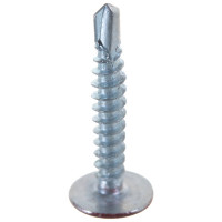 Саморезы с прессшайбой Госкреп со сверл. 4,2х25мм красные RAL3005 20 шт., подвес 1-0017540