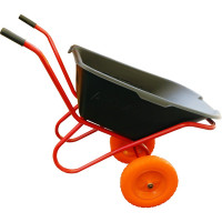 Тачка 2-х колесная Промышленник 110л. антиударная, колесо литое 3,25/8 ПРОМ-110А2КЛ