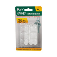 Самоклеящиеся крючки Park 6 шт. 008171