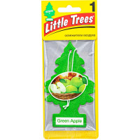 Ароматизатор Ёлочка Car-Freshner Green Apple Зеленое яблоко U1P-10316-RUSS