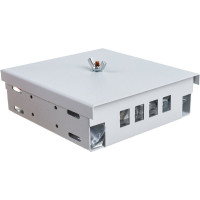Настенный оптический кросс NIKOMAX укомплектованный, на 4 порта, SC/UPC, SM 9/125 OS2, NMF-WP04SCUS2-OP-ES-GY