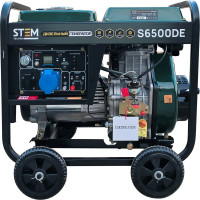 Дизельный генератор STEM Techno s6500de (6,5кв, электростартер, дисплей, подогрев) ГЕН019
