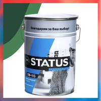 Краска атмосферостойкая Радугамалер STATUS ПФ-115 изумруд 10 кг 2000996555117