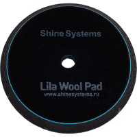 Круг полировальный из лилового меха Lila Wool Pad 130 мм Shine systems SS567