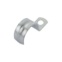 Металлическая однолапковая скоба ТРИЗАМ 21-22 мм, 25 шт. TRZ0328