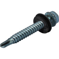 Саморез кровельный по металлу HARDWEX ТМ HWX7-W-P9-6.3x50 мм, св.№3, цинк, 100 шт. 5190000240539