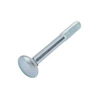 Мебельный болт МЕТАЛЛСЕРВИС М8x70, DIN 603, цинк, 20 шт. 1240698