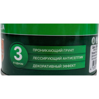 Деревозащитный декоративный состав ТЕРРАТЕКС эбеновое дерево, 0.75 кг, 1 л ЭК000136990