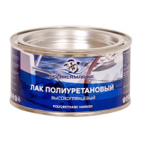 Лак полиуретановый двухкомпонентный 2К высокоглянцевый POLIMER MARINE 0.5 кг 0.5ЛПВГ