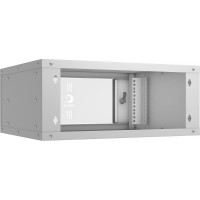 Телекоммуникационный настенный шкаф Cabeus 19" 4U, серия LIGHT разборный, цвет серый WSC-05D-4U55/45