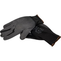 Нейлоновые перчатки с полиуретановым покрытием S.GLOVES TAXO черные, 11 размер 31614-11