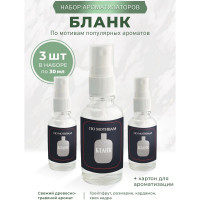 Ароматизатор в машину Avto Vins бланк спрей набор 3 шт 7033029