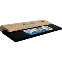 Резиновый шпатель vertextools 195 мм, с деревянной ручкой 1606-195
