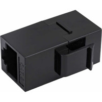 Проходной неэкранированный адаптер формата Keystone Cabeus RJ45-RJ45 (8p8c), категория 6, CA-KJ-8p8c-C6