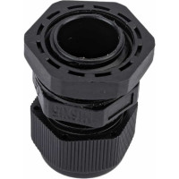 Сальник ГОФРОМАТИК mg 16 пластик (4-8мм) ip68 черный zeta30924