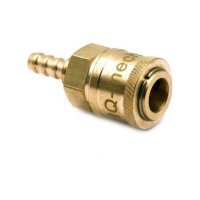 Соединение быстросъемное пневматическое HQ-SH7 «мама»-елочка 8 мм (латунь) HQ-mech УТ000002463