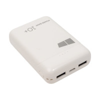 Внешний аккумулятор More Choice 10000mAh 2USB 2.1A PB32-10 White