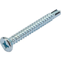 Саморез Daxmer оконный 3,9x35 бел.цинк,сверло 500 шт 00-00462847