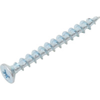 Саморез Daxmer оконный фурнитурный 4,1x40 бел.цинк,острый 500 шт 00-00463059