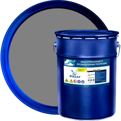 Эмаль для дорожной разметки Мицар АК-501 25 кг серый УТ000010789
