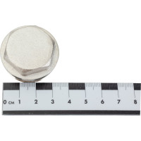 Пробка коллекторная концевая KROMWELL 1" с уплотнителем EU.ST6211050 1_k