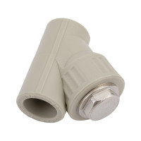 Сетчатый фильтр VALFEX PP-R Дн 25х45°, серый 10141025Г 036-0608