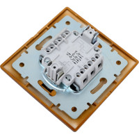 Тройной выключатель Lezard MIRA сосна 701-0801-109