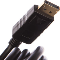 Кабель DisplayPort-DVI Cablexpert, 1.8м, 20M/25M, черный, экранированный, пакет, CC-DPM-DVIM-6