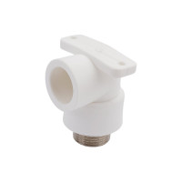 Угольник LAMMIN PPR с креплением, НР 25х3/4" Lm31054025020