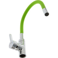 Смеситель для кухни stMira Mira картридж 35 мм, зеленый/хром 5098-5