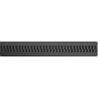 Лоток Ecoteck Lite 100h56 с решеткой пластиковой, кл. А15 черный ДИ 14805000 46611