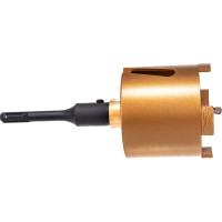 Коронка кольцевая алмазная по бетону в сборе (82 мм; SDS-Plus) FIT 33486