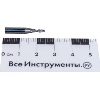 Фреза шпоночная цельная 2 х 5 х 25 ВК8 ц/хв dхв-ка-4 мм 2234-0501 ГОСТ 16463-80 Beltools ri.206.39