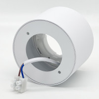 Накладной светильник truEnergy под лампу GX53 D82xH60мм IP20 белый/алюминий 21004