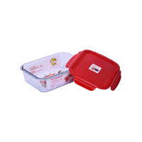Стеклянный контейнер OURSSON красный CG1502S/RD