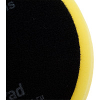 Круг полировальный полутвердый желтый RO Foam Pad Yellow 130 мм Shine systems SS548